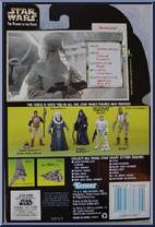 Snowtrooper from Star Wars - Power of the Force II - Hologram Green Card manufactured by Kenner [Back]