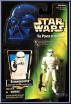 Stormtrooper from Star Wars - Power of the Force II - Green Card manufactured by Kenner [Front]