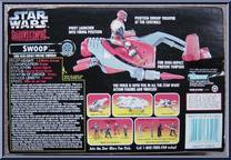 Swoop from Star Wars - Power of the Force II - Shadows of the Empire manufactured by Kenner [Back]