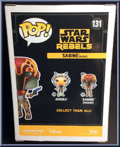 Sabine (Masked) from Star Wars - Rebels - Pop! Vinyl Figures manufactured by Funko [Back]