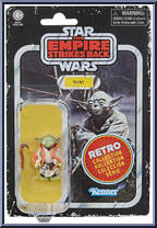 Yoda from Star Wars - Retro Collection - Empire Strikes Back manufactured by Hasbro [Front]