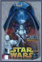 Clone Trooper (Super Articulated) from Star Wars - Revenge of the Sith - Collection 1 manufactured by Hasbro [Front]