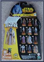 Mas Amedda (Republic Senator) from Star Wars - Revenge of the Sith - Collection 2 manufactured by Hasbro [Back]