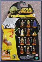 Yoda (Spinning Attack!) from Star Wars - Revenge of the Sith - Collection 1 manufactured by Hasbro [Back]