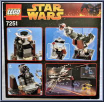 Darth Vader Transformation from Star Wars - Revenge of the Sith - Basic Series manufactured by Lego [Back]