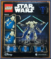 General Grievous from Star Wars - Revenge of the Sith - Buildable Figures manufactured by Lego [Back]