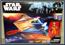 Hera Syndulla's A-Wing (with Hera Syndulla) from Star Wars - Rogue One - Vehicles manufactured by Hasbro [Front]
