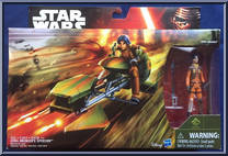 Ezra Bridger's Speeder (with Ezra Bridger) from Star Wars - Rogue One - Vehicles manufactured by Hasbro [Front]