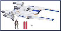 Rebel U-Wing Fighter (with Captain Cassian Andor) Action Figure