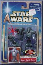 Super Battle Droid from Star Wars - Saga - Attack of the Clones - Background Inserts manufactured by Hasbro [Front]