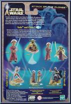 Yoda & Chian (Padawan Lightsaber Training) from Star Wars - Saga - Attack of the Clones manufactured by Hasbro [Back]