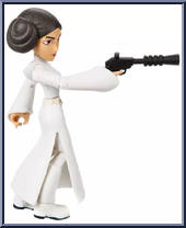 Princess Leia from Star Wars Toybox - Basic Series manufactured by Disney [Loose]