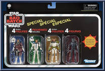 Bad Batch Special 4-Pack from Star Wars - Vintage Collection (2018) - Bad Batch manufactured by Hasbro [Front]