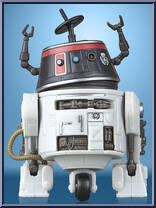 Chopper (Imperial Disguise) from Star Wars - Vintage Collection (2018) - Rebels manufactured by Hasbro [Loose]