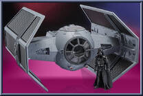 Darth Vader's TIE Advanced from Star Wars - Vintage Collection (2018) - A New Hope manufactured by Hasbro [Loose]