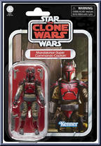 Mandalorian Super Commando Captain from Star Wars - Vintage Collection (2018) - Clone Wars manufactured by Hasbro [Front]