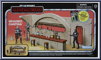 Nevarro Cantina Playset (with Imperial Death Trooper) from Star Wars - Vintage Collection (2018) - Mandalorian manufactured by Hasbro [Front]