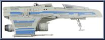 New Republic E-Wing & KE4-N4 from Star Wars - Vintage Collection (2018) - Ahsoka manufactured by Hasbro [Loose]