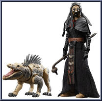 Tusken Warrior & Massiff from Star Wars - Vintage Collection (2018) - Book of Boba Fett manufactured by Hasbro [Loose]