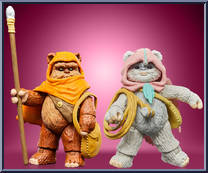 Wicket & Kneesaa 2-Pack from Star Wars - Vintage Collection (2018) - Ewoks manufactured by Hasbro [Loose]