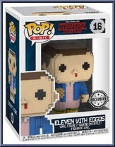 Eleven with Eggos (8-Bit) from Stranger Things - Pop! Vinyl Figures manufactured by Funko [Front]