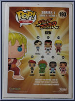 Ken from Street Fighter - Pop! Vinyl Figures manufactured by Funko [Back]