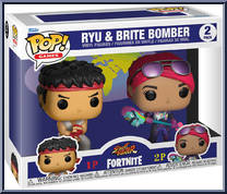 Ryu & Brite Bomber from Street Fighter - Pop! Sets manufactured by Funko [Front]