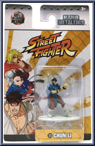 Chun-Li from Street Fighter - Nano MetalFigs manufactured by Jada Toys [Front]