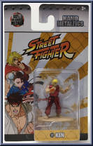 Ken from Street Fighter - Nano MetalFigs manufactured by Jada Toys [Front]