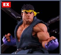 Ryu (V Trigger Player 2 Blue EX) from Street Fighter - Basic Series manufactured by Pop Culture Shock Collectibles [Loose]
