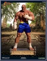 Sagat (EX) from Street Fighter - Basic Series manufactured by Pop Culture Shock Collectibles [Loose]