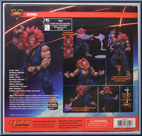 Akuma (Blue Outfit / Yellow Hair) from Street Fighter - Basic Series manufactured by Storm Collectibles [Back]