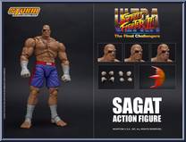 Sagat (USFII) from Street Fighter - Basic Series manufactured by Storm Collectibles [Loose]