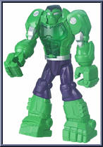 Hulk from Super Hero Adventures - Mech-Armor manufactured by Hasbro [Loose]