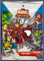 Iron Man from Super Hero Adventures - Mini manufactured by Hasbro [Front]