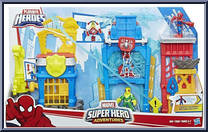 Spider-Man Web-Quarters from Super Hero Adventures - Basic Series manufactured by Hasbro [Front]