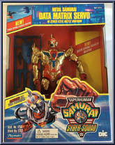 Data Matrix Servo from Superhuman Samurai Syber-Squad - Metal Samurai manufactured by Playmates [Front]