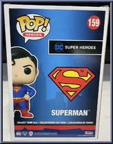 Superman (10" Scale) from Superman - Pop! Vinyl Figures manufactured by Funko [Back]