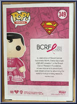 Superman (Pink Suit) from Superman - Pop! Vinyl Figures manufactured by Funko [Back]