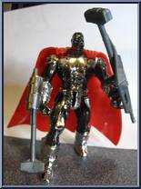Steel (Blast Hammer) from Superman - Man of Steel - Deluxe Figures manufactured by Kenner [Loose]