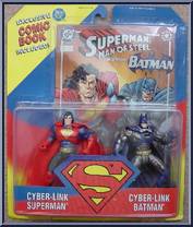 Cyber-Link Superman & Cyber-Link Batman from Superman - Man of Steel - 2-Packs manufactured by Kenner [Front]