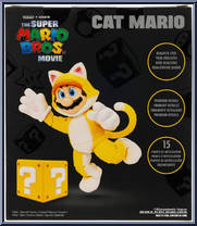 Cat Mario (Question Block) from Super Mario Bros. - Movie - 5" Scale manufactured by Jakks Pacific [Back]
