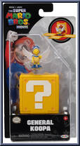 General Koopa from Super Mario Bros. - Movie - Mini Figures with Question Block manufactured by Jakks Pacific [Front]