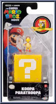 Koopa Paratroopa from Super Mario Bros. - Movie - Mini Figures with Question Block manufactured by Jakks Pacific [Front]