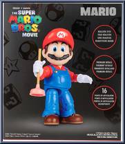 Mario (Plunger) from Super Mario Bros. - Movie - 5" Scale manufactured by Jakks Pacific [Back]