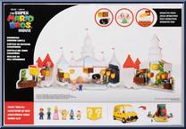 Mushroom Kingdom Castle from Super Mario Bros. - Movie - Mini World manufactured by Jakks Pacific [Back]