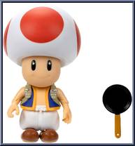 Toad (Frying Pan) from Super Mario Bros. - Movie - 5" Scale manufactured by Jakks Pacific [Loose]