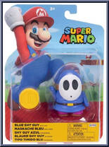 Blue Shy Guy (with Coin) from Super Mario - Basic Series manufactured by Jakks Pacific [Front]