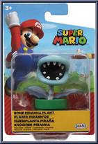 Bone Piranha Plant from Super Mario - Mini manufactured by Jakks Pacific [Front]