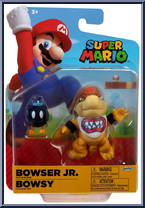 Bowser Jr (with Bob-Omb) from Super Mario - Basic Series manufactured by Jakks Pacific [Front]